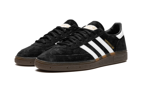Adidas Handball Spezial in black with gum sole, available at ASEY SHOP Morocco.