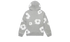 Denim Tears Hoodie grey colorway fabric detail – Limited Edition