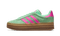 Adidas Gazelle Bold Pulse Mint Pink sneakers with platform sole, available at ASEY SHOP Morocco.