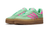 Adidas Gazelle Bold Pulse Mint Pink sneakers with platform sole, available at ASEY SHOP Morocco.