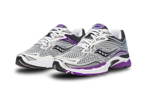 Saucony OG ProGrid Omni 9 Silver Purple lifestyle Maroc