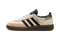 Adidas Handball Spezial WMNS in Wonder White Black, classic white and black sneaker, available at ASEY SHOP Morocco.