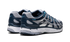 Nike P-6000 Armory Navy and Flat Silver sneaker with mesh and leather layers, available at ASEY SHOP Morocco.