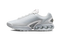 Nike Air Max DN White Metallic sneakers with sleek white design and metallic accents, available at ASEY SHOP Morocco.