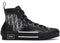 Dior B23 High Top Canvas Oblique Black