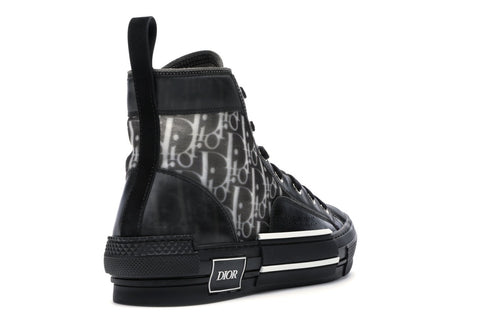 Dior B23 High Top Canvas Oblique Black