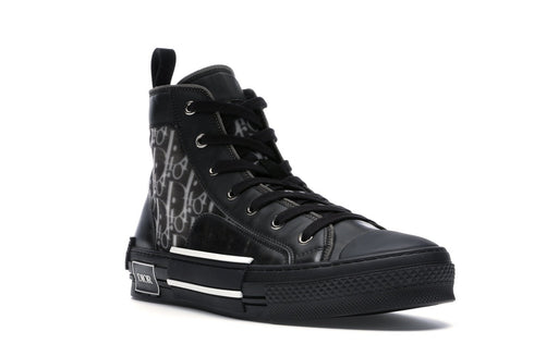 Dior B23 High Top Canvas Oblique Black