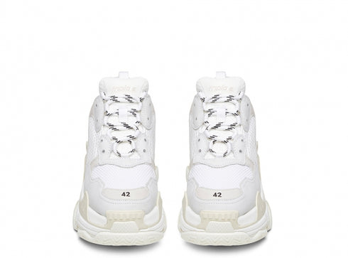 BALENCIAGA TRIPLE S TRAINERS WHITE